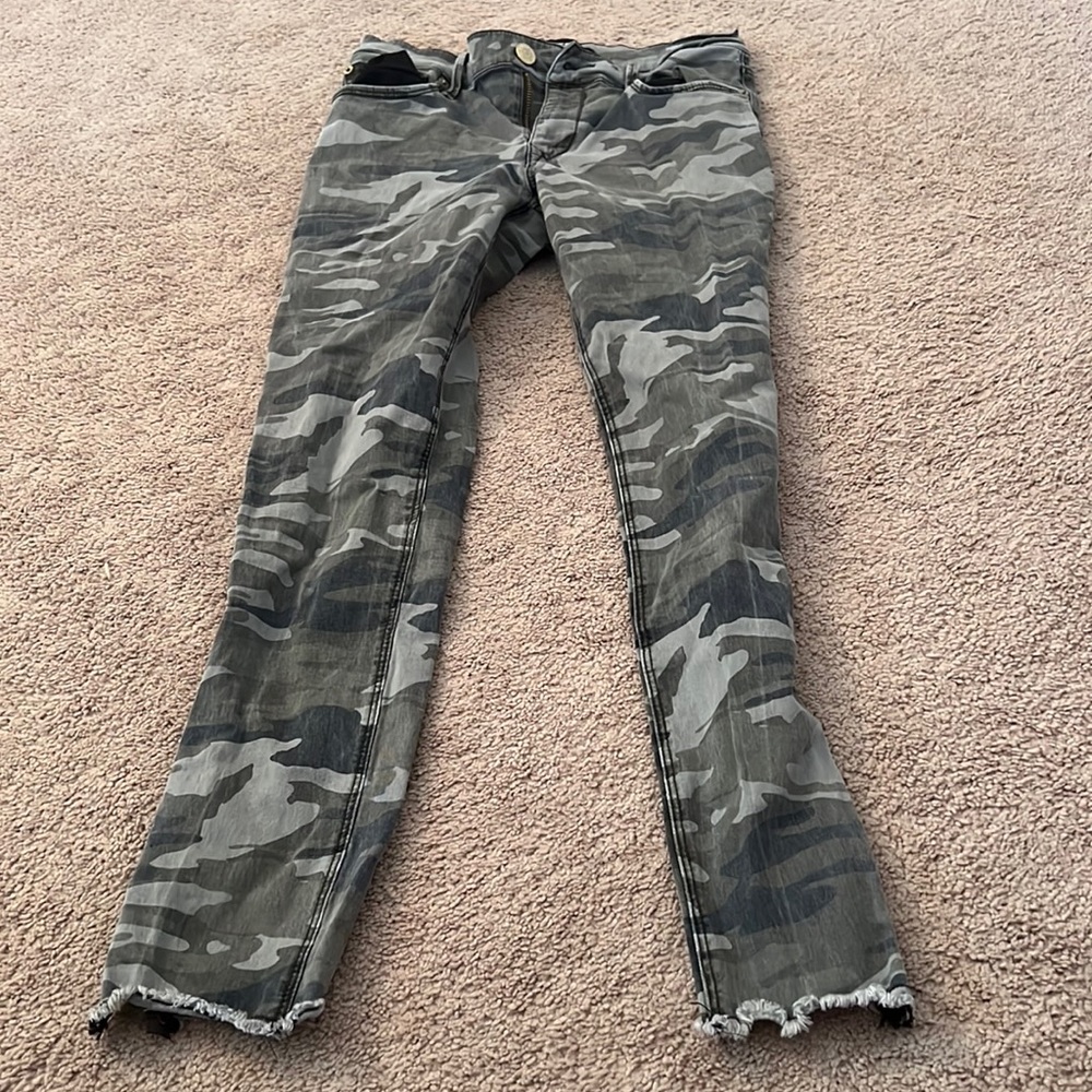 Express Stretch Camo Ankle Legging Mid-rise Pants (Size 4)